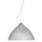 Besa Lighting Tessa Cord Pendant, Marble, Satin Nickel Finish, 1x75W Incandescent 1KX-420152-SN - alternate 1
